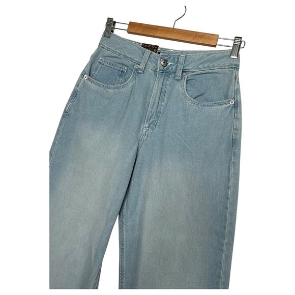 Vans Baggy Jeans Womens 26 Blue Light Wash Sirelle High Rise Hippie Skater Boho - Picture 6 of 15